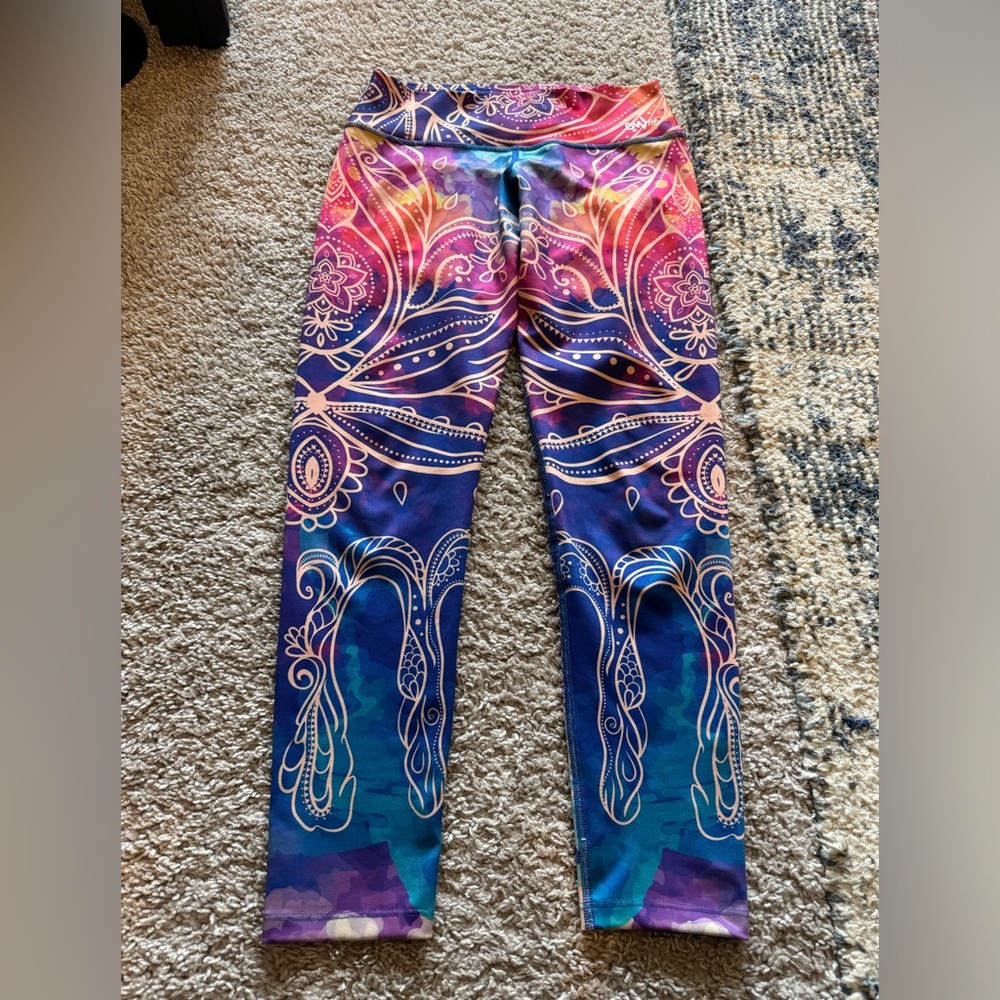 OWfit Multicolored Design 3/4 Length Leggings